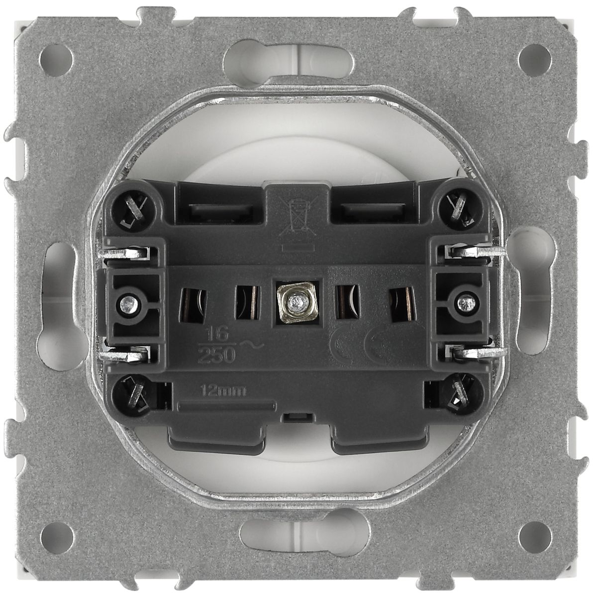 Розетка ЭРА Galaxy 15-2106-01 без заземления 2P 16А-250В IP20 белый Б0071689 в Санкт-Петербурге