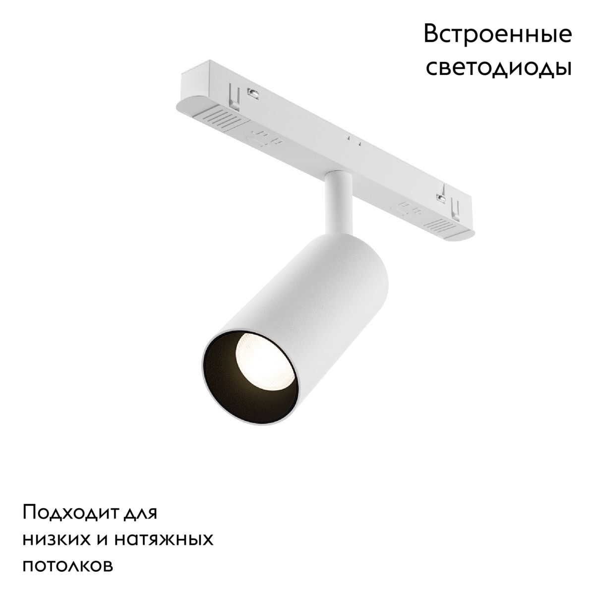 Трековый магнитный светильник Maytoni Focus LED TR032-2-5W4K-S-W в Санкт-Петербурге