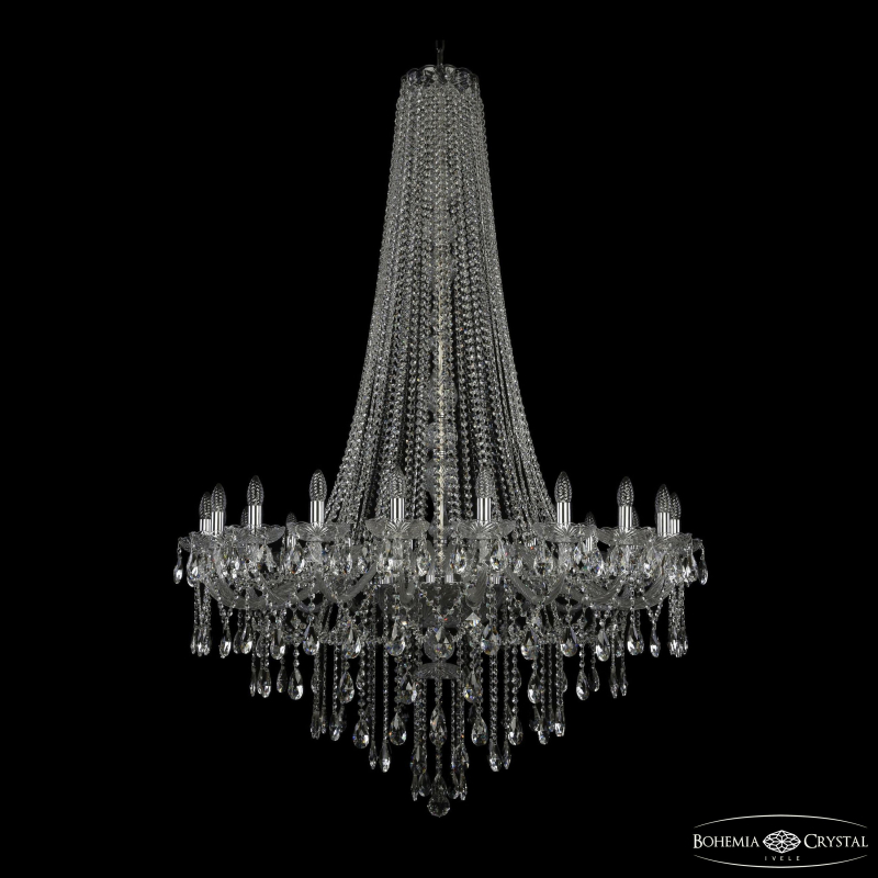 Подвесная люстра Bohemia Ivele Crystal 1415/20/400/h-173 Ni в Санкт-Петербурге