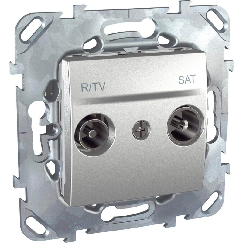 Розетка R-TV/SAT проходная Schneider Electric Unica MGU5.456.30ZD в Санкт-Петербурге