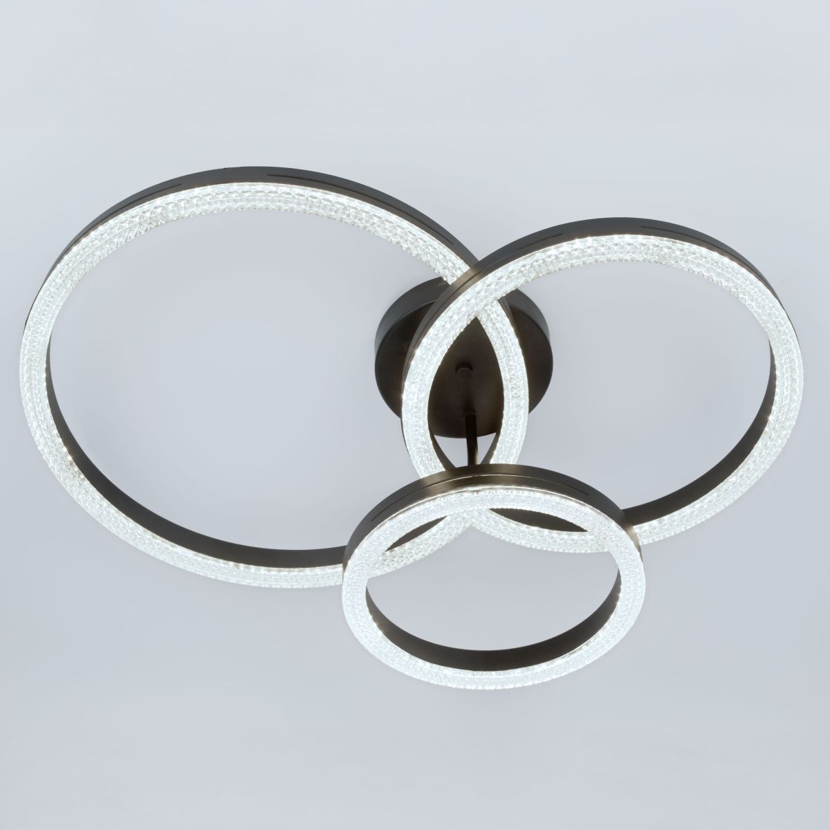 Потолочный светильник Эра Модерн Bloom CLL-1-110W 3K-6K RC BK в Санкт-Петербурге