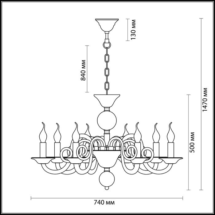 Подвесная люстра Odeon Light Aria 3931/8 в Санкт-Петербурге