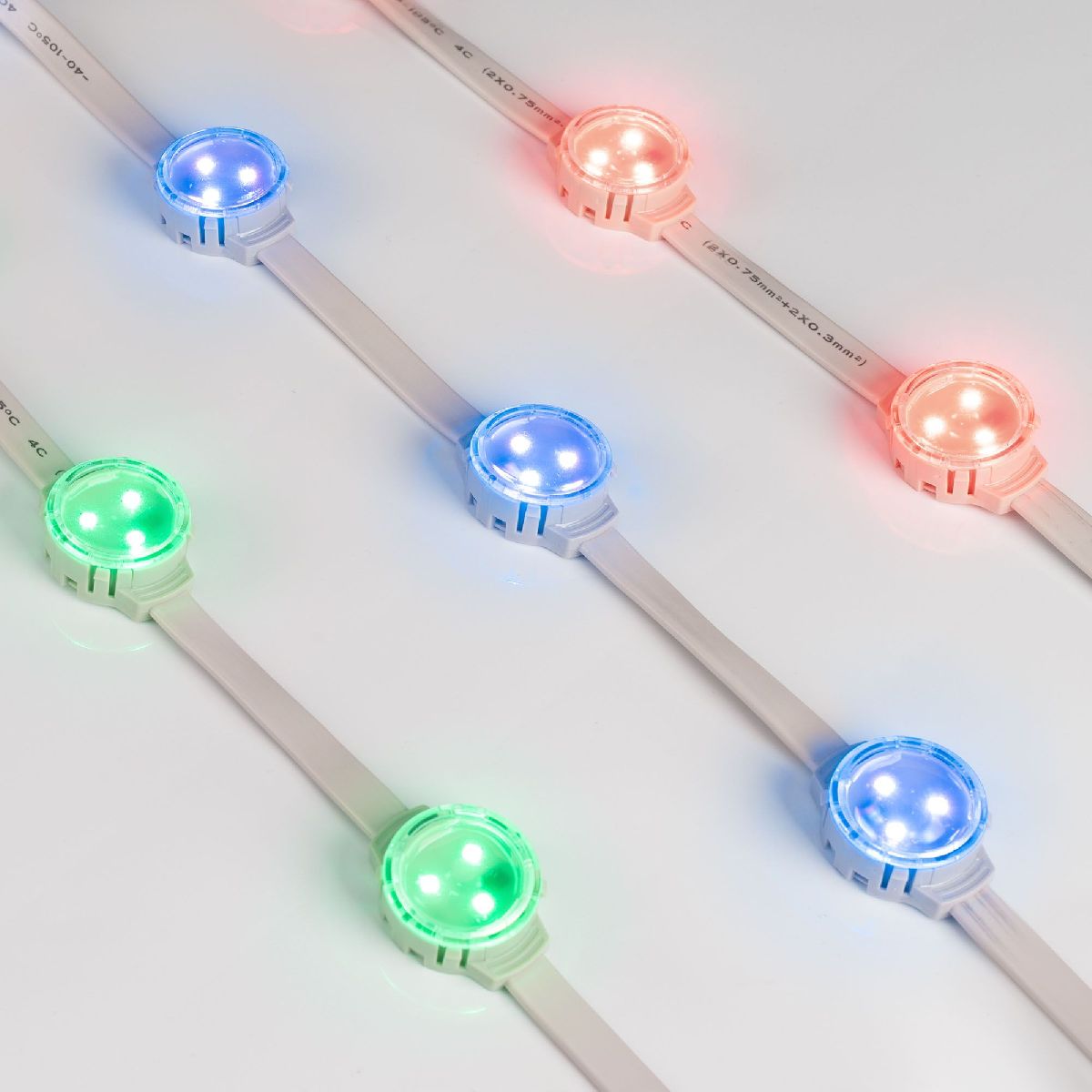 Модуль управляемый Arlight SOLEX-SPI-3535-3-12V RGB 120deg (D30x16mm, 0.75W, IP67) 029240 в Санкт-Петербурге