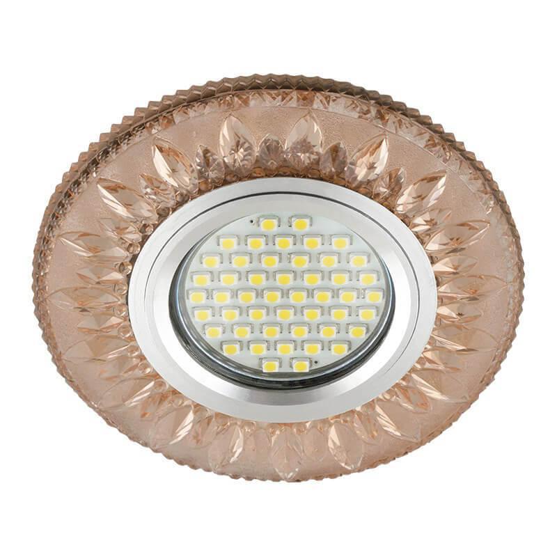 Встраиваемый светильник Fametto Luciole DLS-L141 Gu5.3 Glassy/Light Tea в Санкт-Петербурге