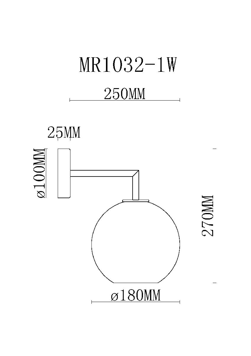 Бра MyFar Stiven MR1032-1W в Санкт-Петербурге