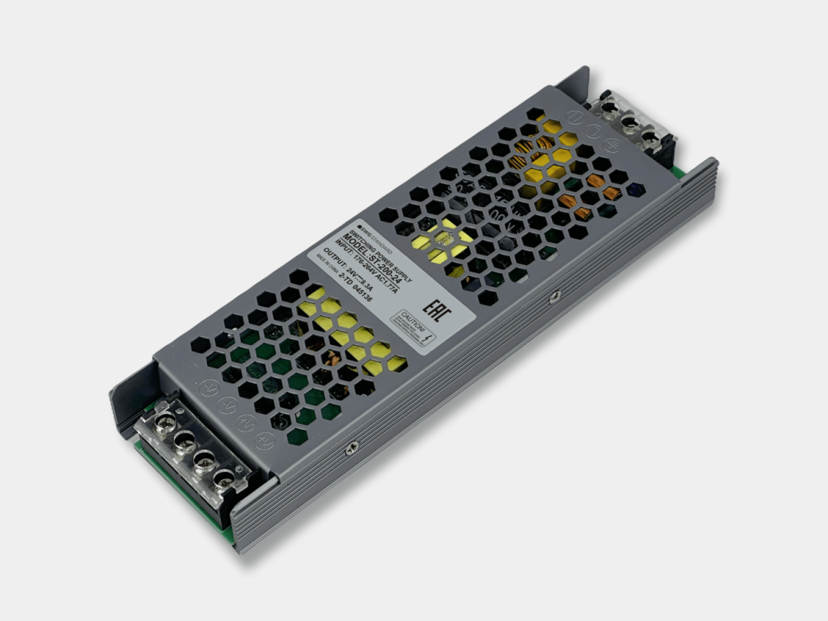 Блок питания для светодиодных лент SWG 24 В, 200 Вт, IP20, ST-200-24 00-00045136 в #REGION_NAME_DECLINE_PP#