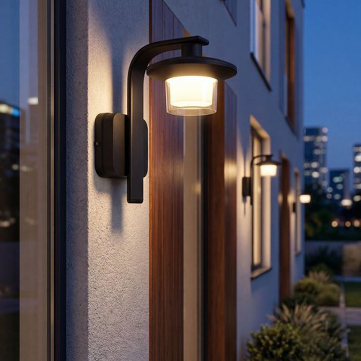 Уличный настенный светильник Reluce 08334-9.2-001JH LED12W BK RLOS в Санкт-Петербурге