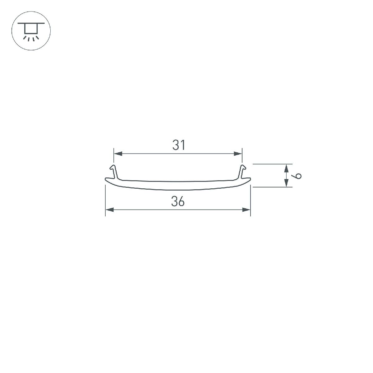 Экран Arlight STRETCH-S-35-CEIL-CENTER-10m 040821(1) в Санкт-Петербурге