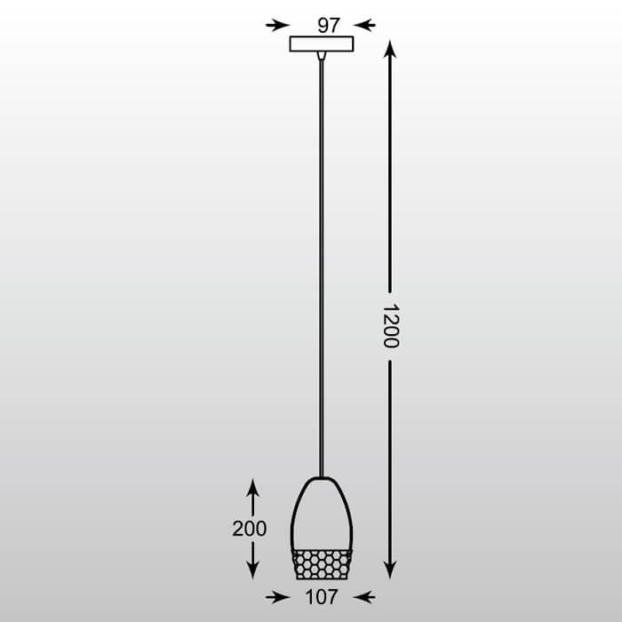 Подвесной светильник Zumaline Sila MD1510-1(White) в Санкт-Петербурге