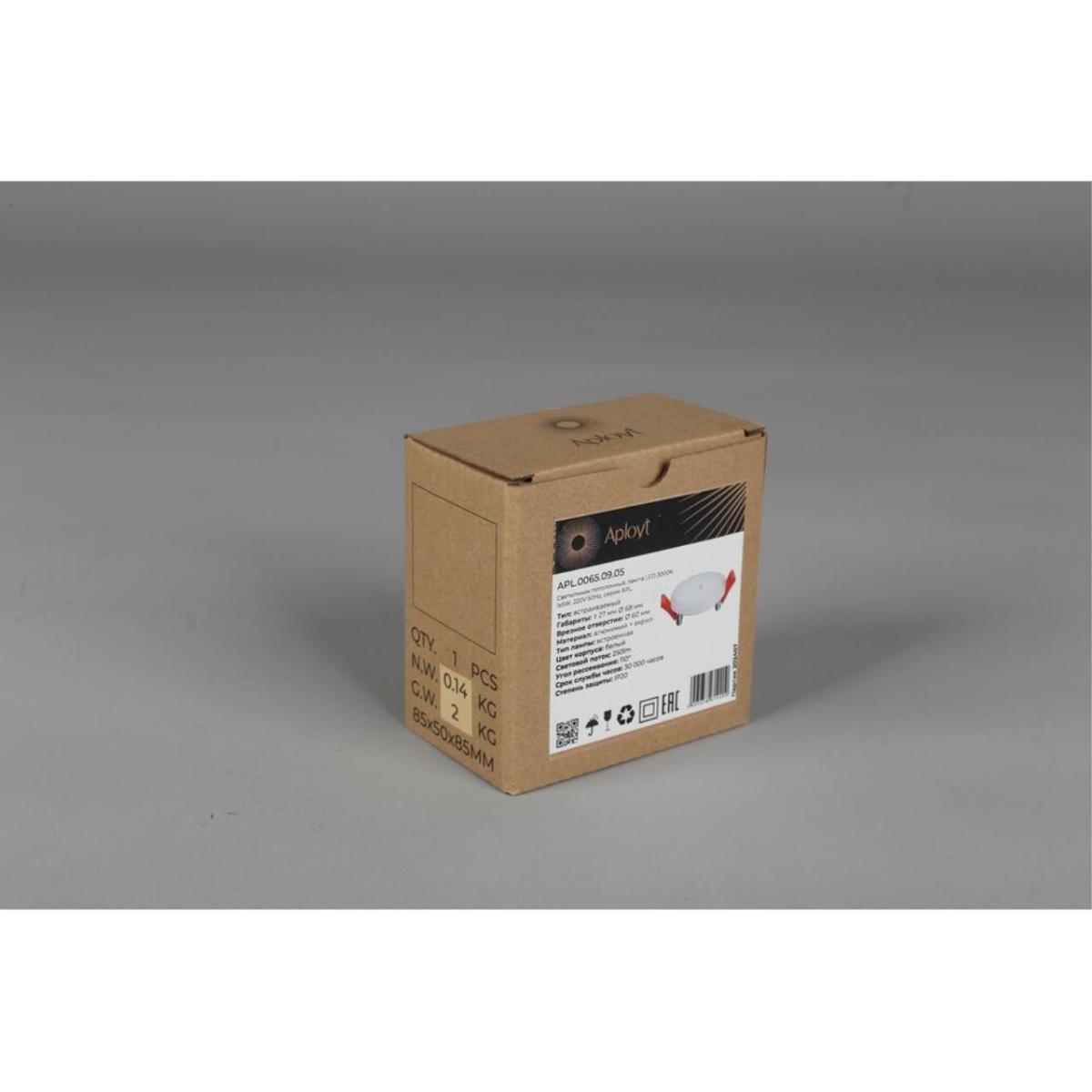 Встраиваемый светильник Aployt Tosia APL.0065.09.05 в Санкт-Петербурге