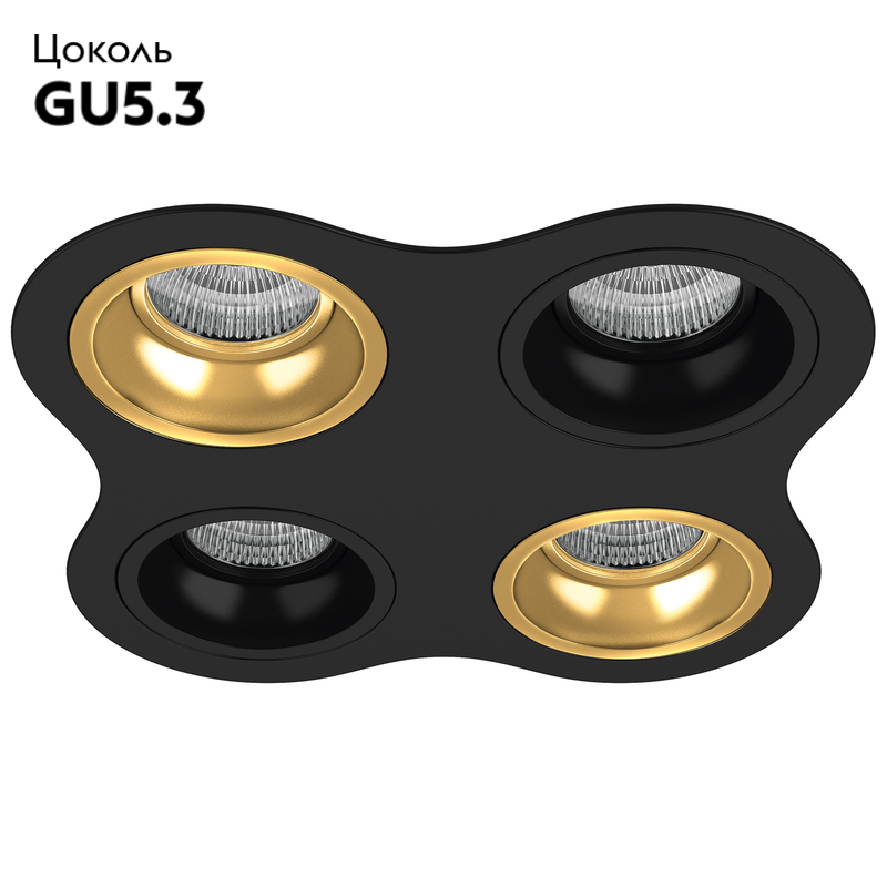 Встраиваемый светильник Lightstar Domino D64703070307 (214647+214603+214607+214603+214607) в Санкт-Петербурге