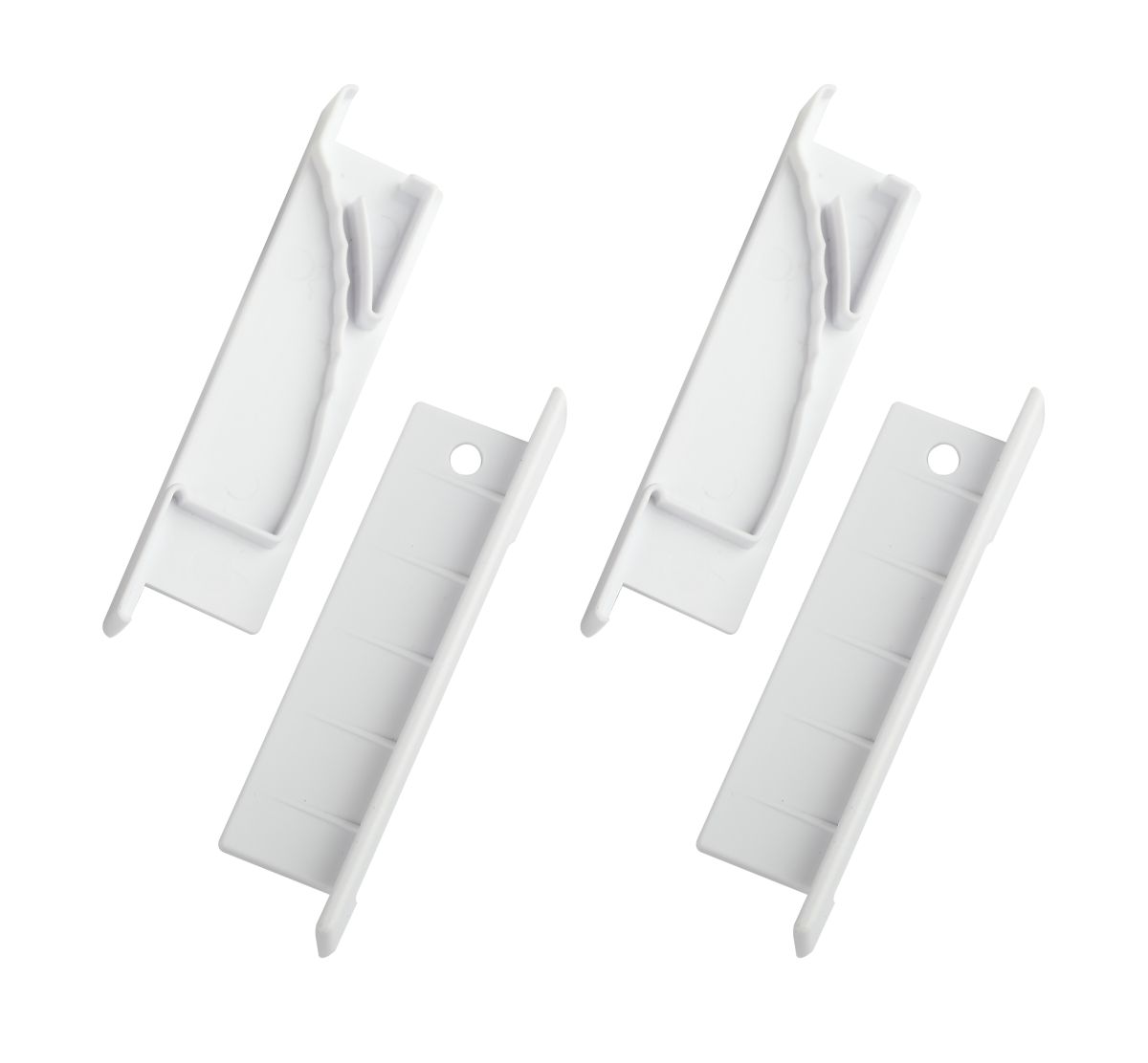 Набор заглушек Эра 6814-3 для профиля 6814 2шт глухие 2шт с отверстием в Санкт-Петербурге