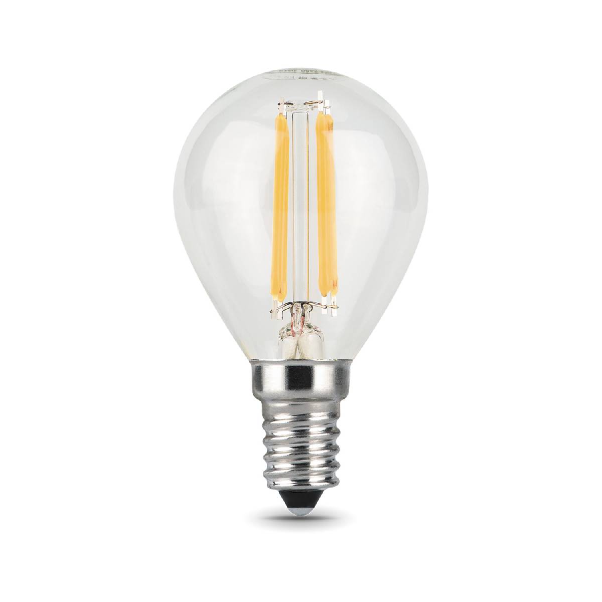 Лампа светодиодная филаментная Gauss E14 7W 4100К прозрачная 105801207 УЦ в #REGION_NAME_DECLINE_PP#