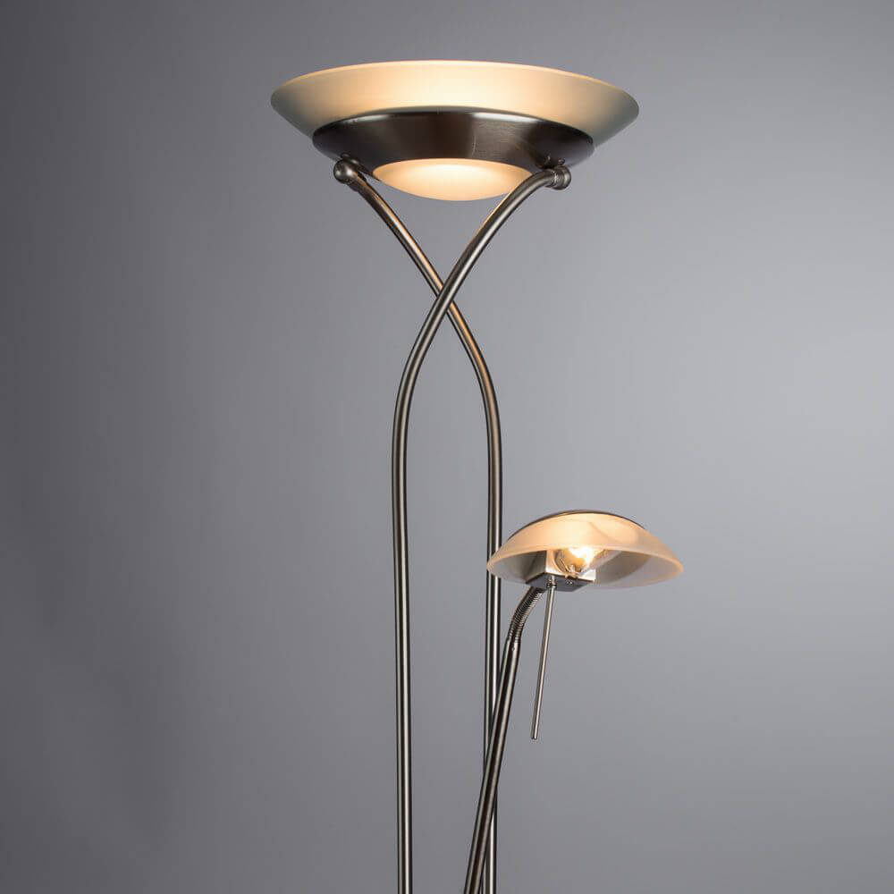 Торшер Arte Lamp Duetto A4399PN-2SS в Санкт-Петербурге