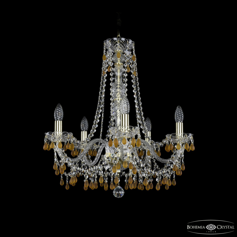 Подвесная люстра Bohemia Ivele Crystal 1410/5/195/h-60 G V1003 в Санкт-Петербурге
