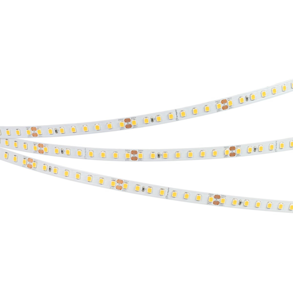 Светодиодная лента Arlight RT-A128-8mm 24V White6000 (10 W/m, IP20, 5m) (высок.эфф.150 лм/Вт) 038755(1) в #REGION_NAME_DECLINE_PP#