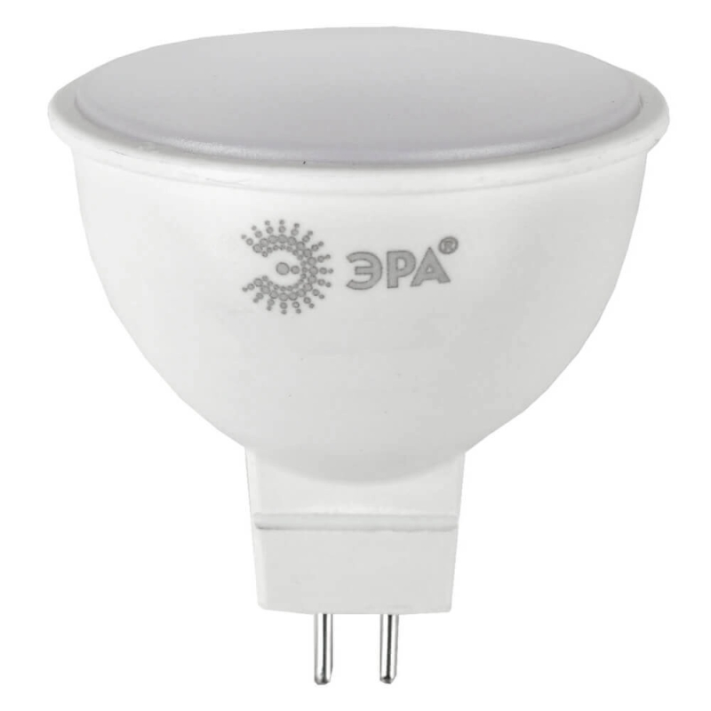 Лампа светодиодная ЭРА GU5.3 8W 2700K матовая LED MR16-8W-827-GU5.3 Б0020546 в Санкт-Петербурге