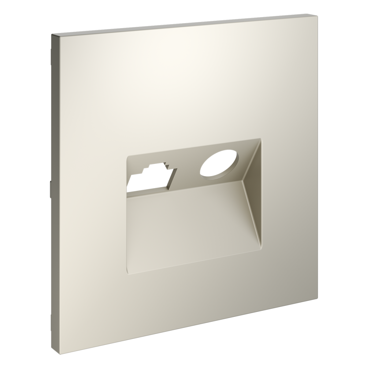 Накладка для розетки TV+RJ45 кат. 6 Voltum S70 (кашемир) VLS002703 в Санкт-Петербурге