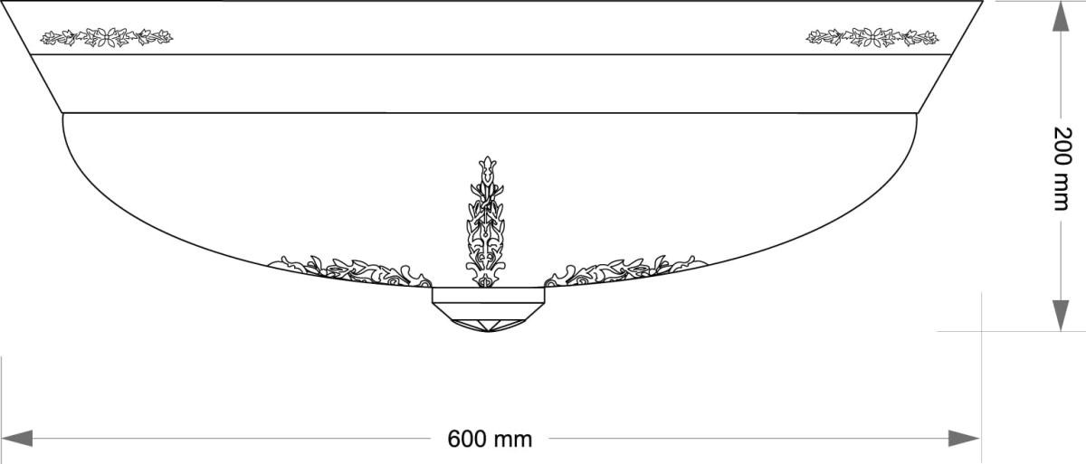 Потолочная люстра Kutek Bellagio BEL-PL-3(P)CR-OZ в Санкт-Петербурге