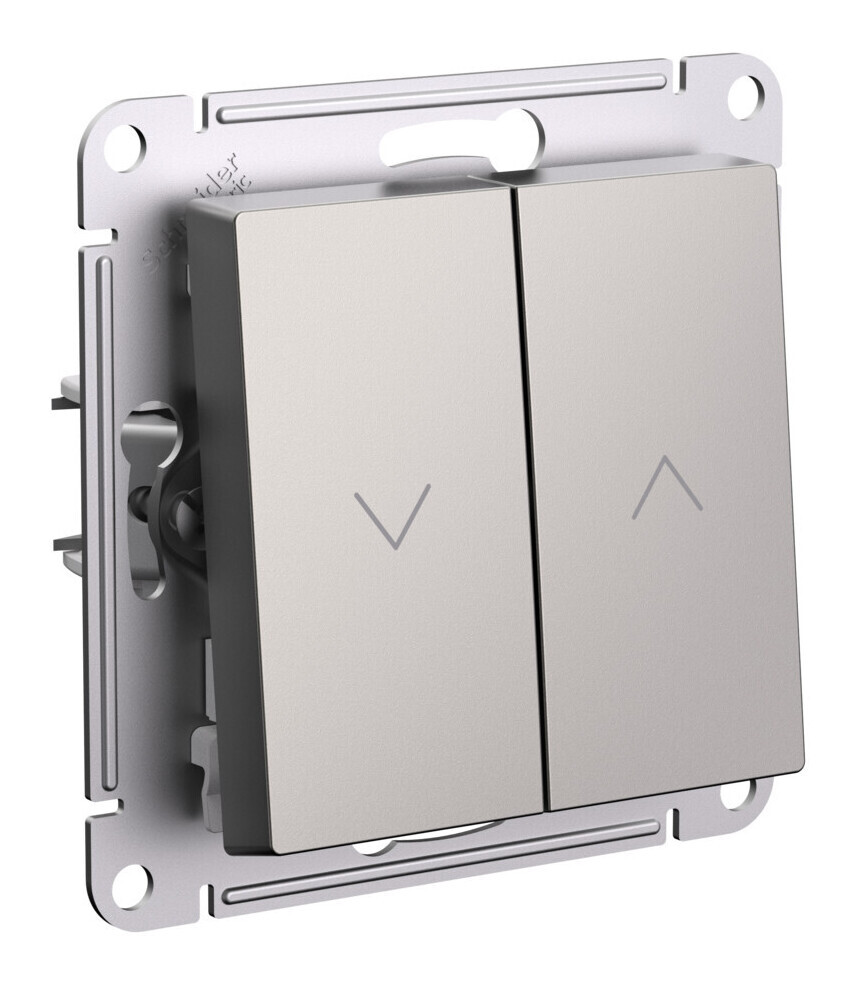 Выключатель 2-клавишный жалюзи, 10А, механизм Systeme Electric AtlasDesign Шампань ATN000519 в #REGION_NAME_DECLINE_PP#