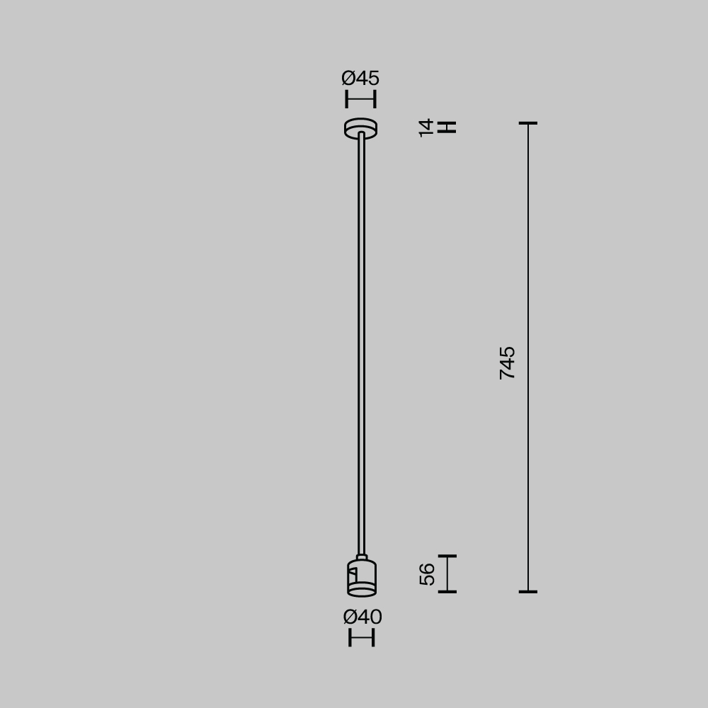 Крепление потолочное с прямым коннектором питания Maytoni Flarity TRA159С-IPC1-BS в Санкт-Петербурге