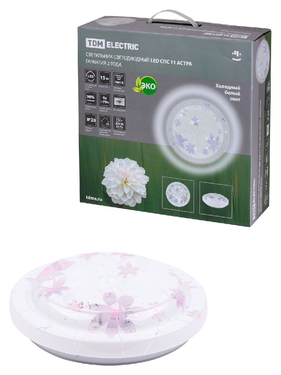 Настенно-потолочный светодиодный светильник TDM Electric Астра LED СПС 11 SQ0329-0161 в Санкт-Петербурге
