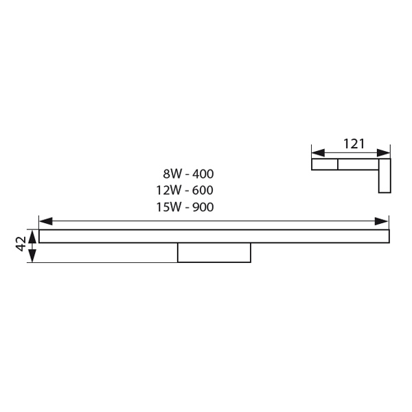 Подсветка для зеркал Kanlux Asten Led IP44 12W-NW 26681 в Санкт-Петербурге