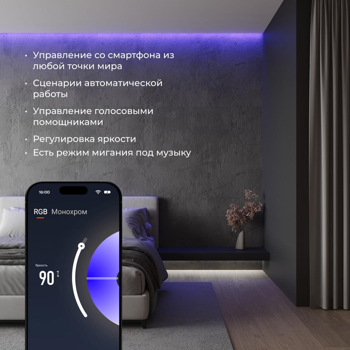 Wi-Fi контроллер для светодиодных лент Elektrostandard RGBWW 12-24V 4690389172809 в #REGION_NAME_DECLINE_PP#