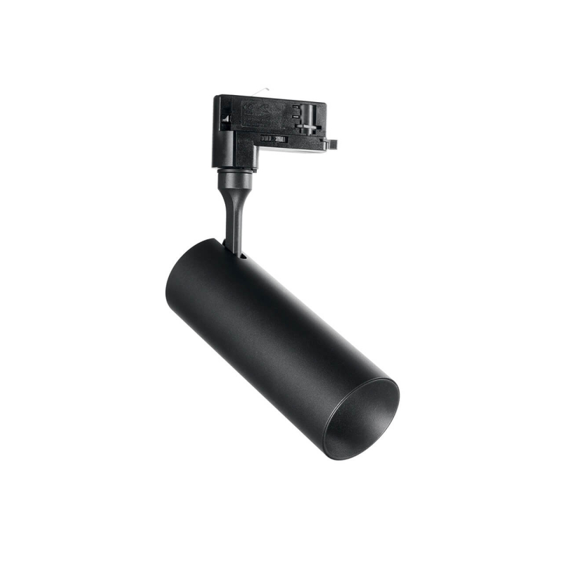 Трековый светодиодный светильник Ideal Lux Smile 15W Cri90 36 3000K Black 189789 в Санкт-Петербурге