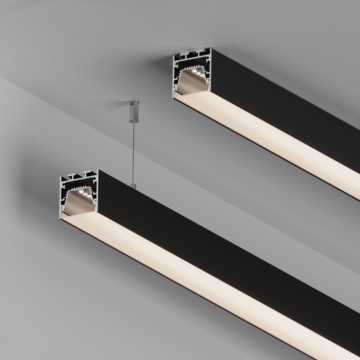 Профиль Arlight LINE-3535-TRAY-2000 BLACK (Алюминий) 062192 в #REGION_NAME_DECLINE_PP#
