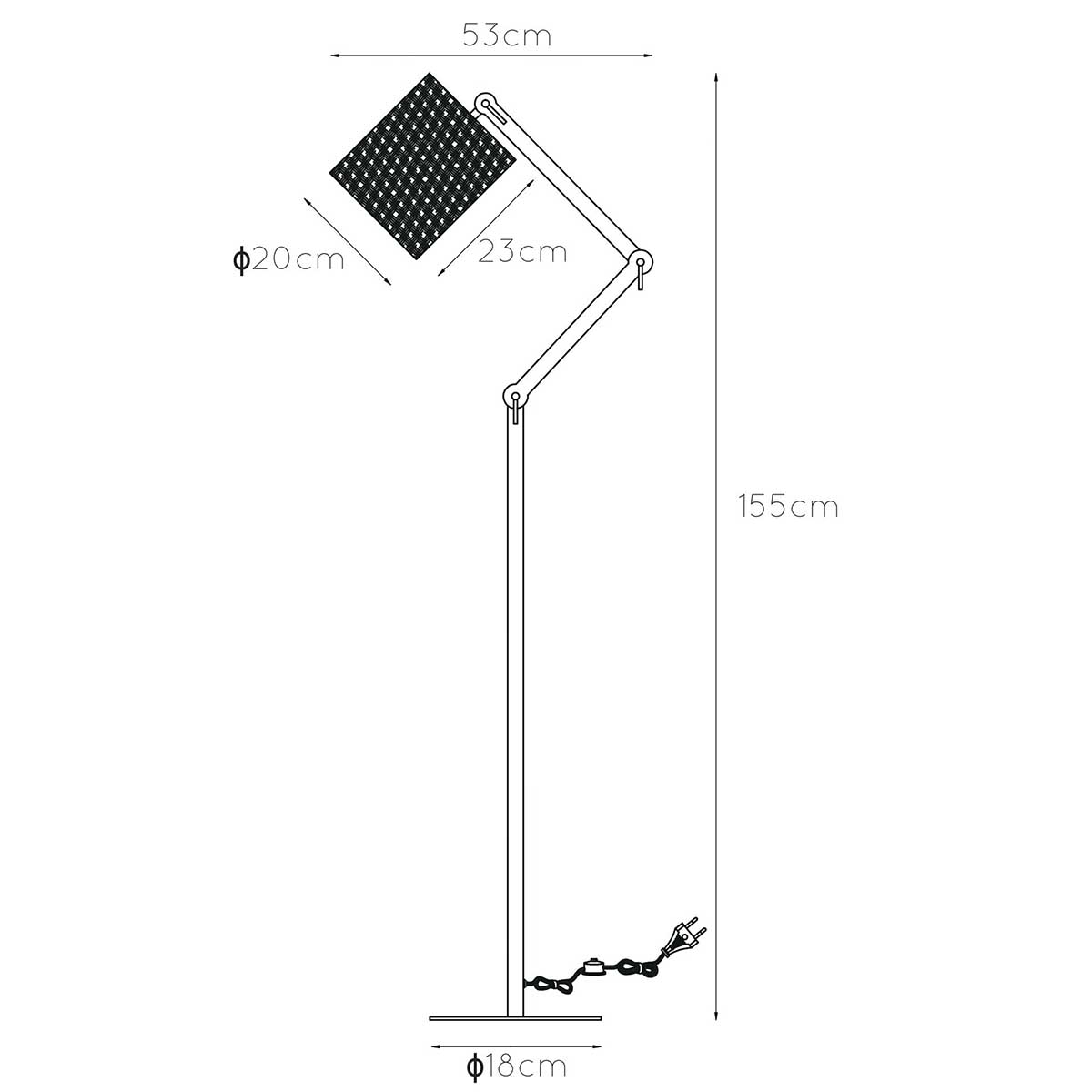 Торшер Lucide Tampa 45792/81/30 в Санкт-Петербурге