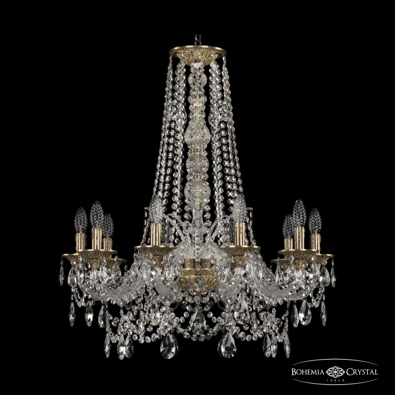 Подвесная люстра Bohemia Ivele Crystal 16111/10/240/h-80 FP в Санкт-Петербурге