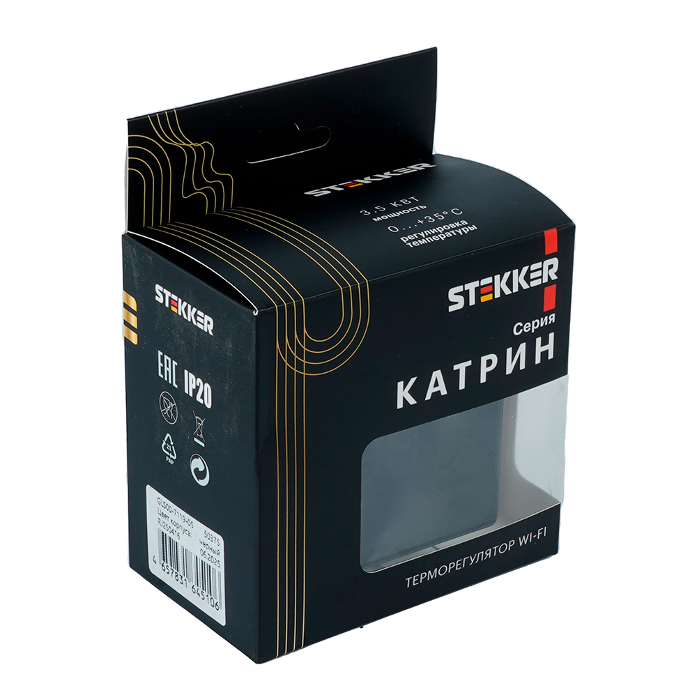 Терморегулятор Wi-Fi (механизм) Stekker Катрин GLS00-7119-05 50375 в #REGION_NAME_DECLINE_PP#
