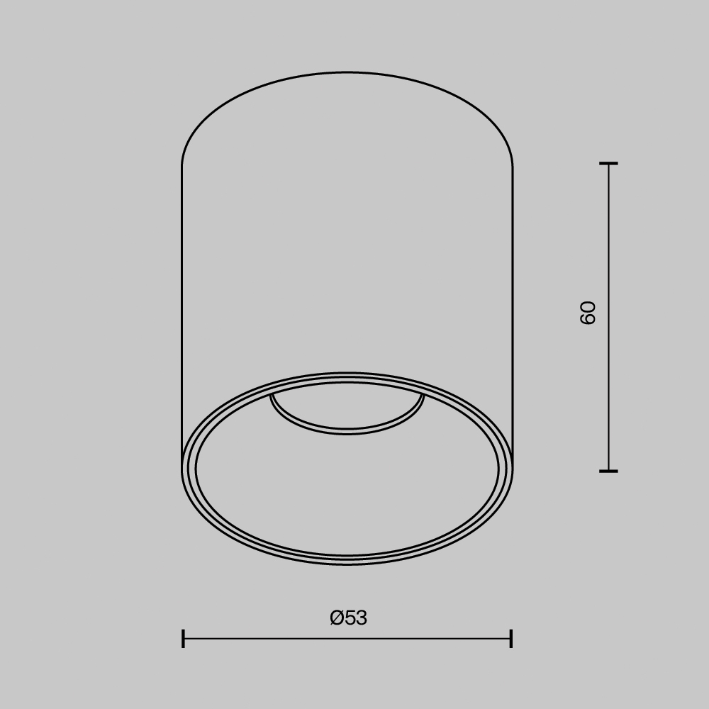 Накладной светильник Maytoni Alfa LED C064CL-5W2.7K-RD-WB в Санкт-Петербурге