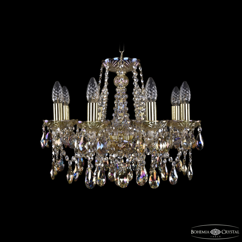 Подвесная люстра Bohemia Ivele Crystal 1413/8/165 G M701 в #REGION_NAME_DECLINE_PP#