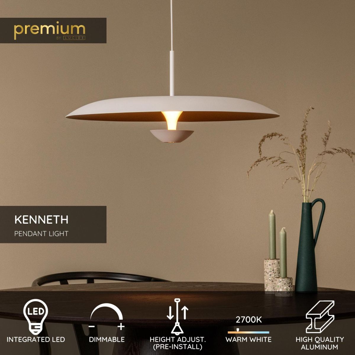 Подвесной светильник Lucide Kenneth 41412/60/31 в Санкт-Петербурге