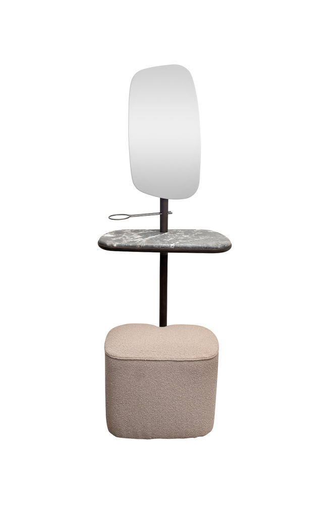 Зеркало с полкой и пуфом Garda Decor 58DB-23177 в Санкт-Петербурге