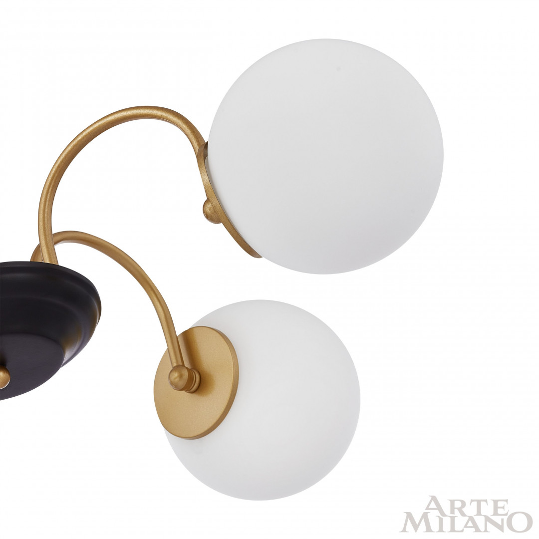 Люстра на штанге Arte Milano Napoli 312066/D700/4 BS/BK в Санкт-Петербурге