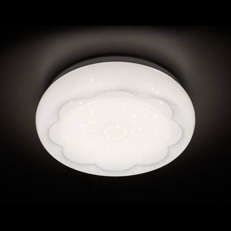 Потолочный светодиодный светильник Ambrella Light Orbital Fly Simple F570 WH 15W 4200K D300 в Санкт-Петербурге