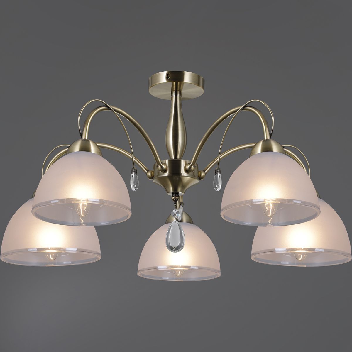 Люстра на штанге Illumico IL0506-5CSQ-25AB ELITE в Санкт-Петербурге