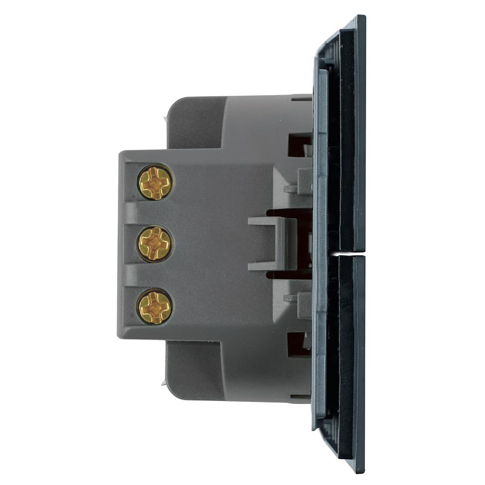 Переключатель 2-клавишный (механизм) Stekker Мия 250В 10А RSW10-3107-05 черный бархат 50448 в Санкт-Петербурге