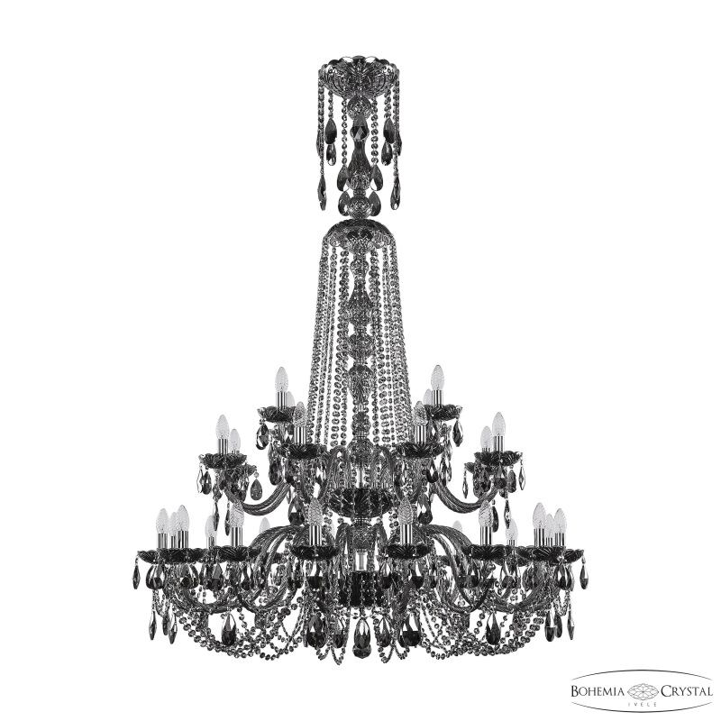 Подвесная люстра Bohemia Ivele Crystal 1402/16+8+4/400/XL-160/2d Ni M731 в Санкт-Петербурге