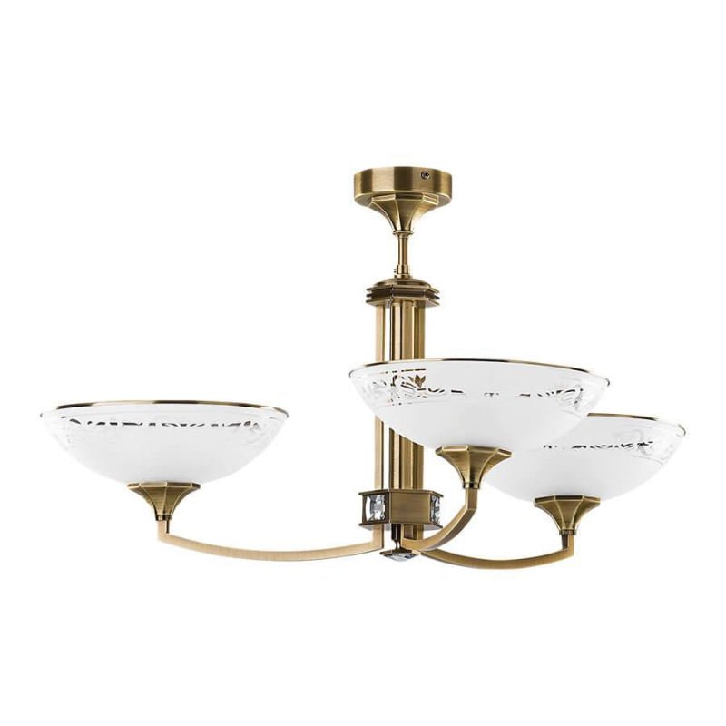 Подвесная люстра Kutek Decor Swarovski DEC-ZW-3 (P) SW в Санкт-Петербурге