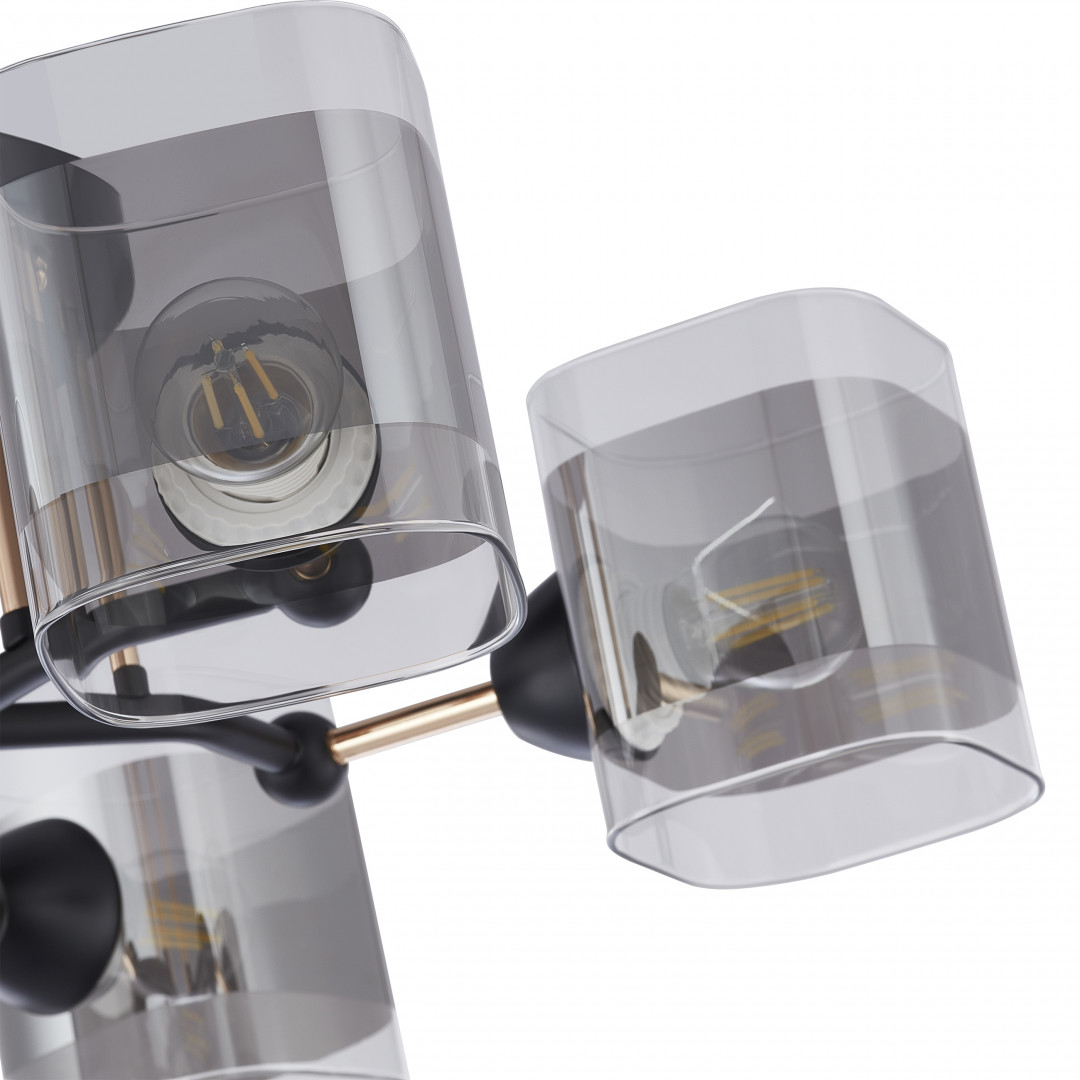 Потолочная люстра Arte Milano Amalfi 324308/5 BK+FG в Санкт-Петербурге