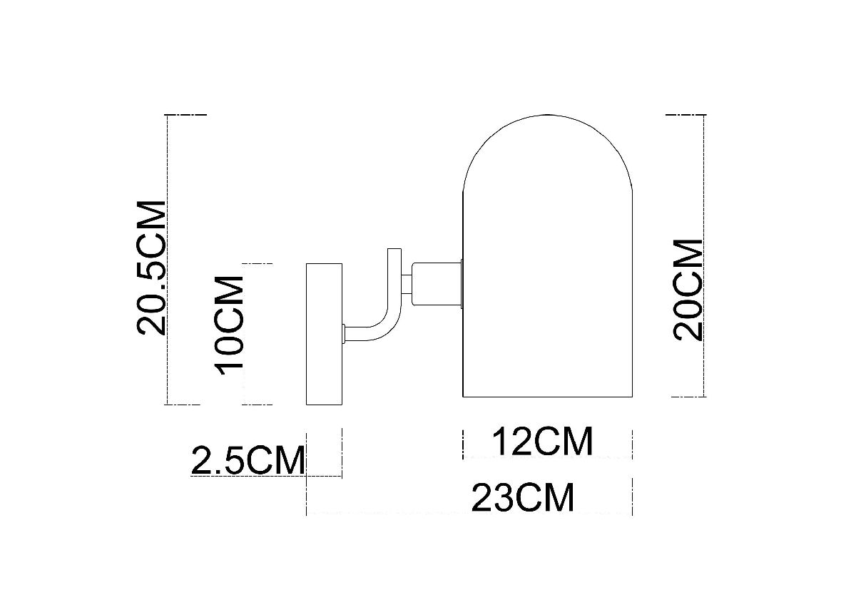 Бра Arte Lamp Cassel A5454AP-1PB в Санкт-Петербурге