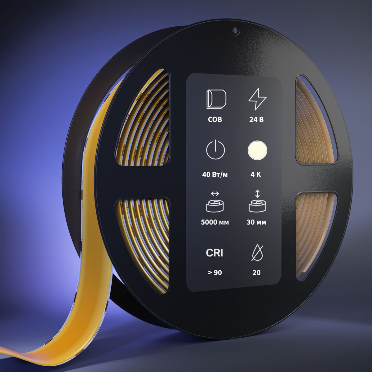 Светодиодная лента Maytoni Led Strip 24В COB 40Вт/м 4000К 5м IP 20 201316 в Санкт-Петербурге