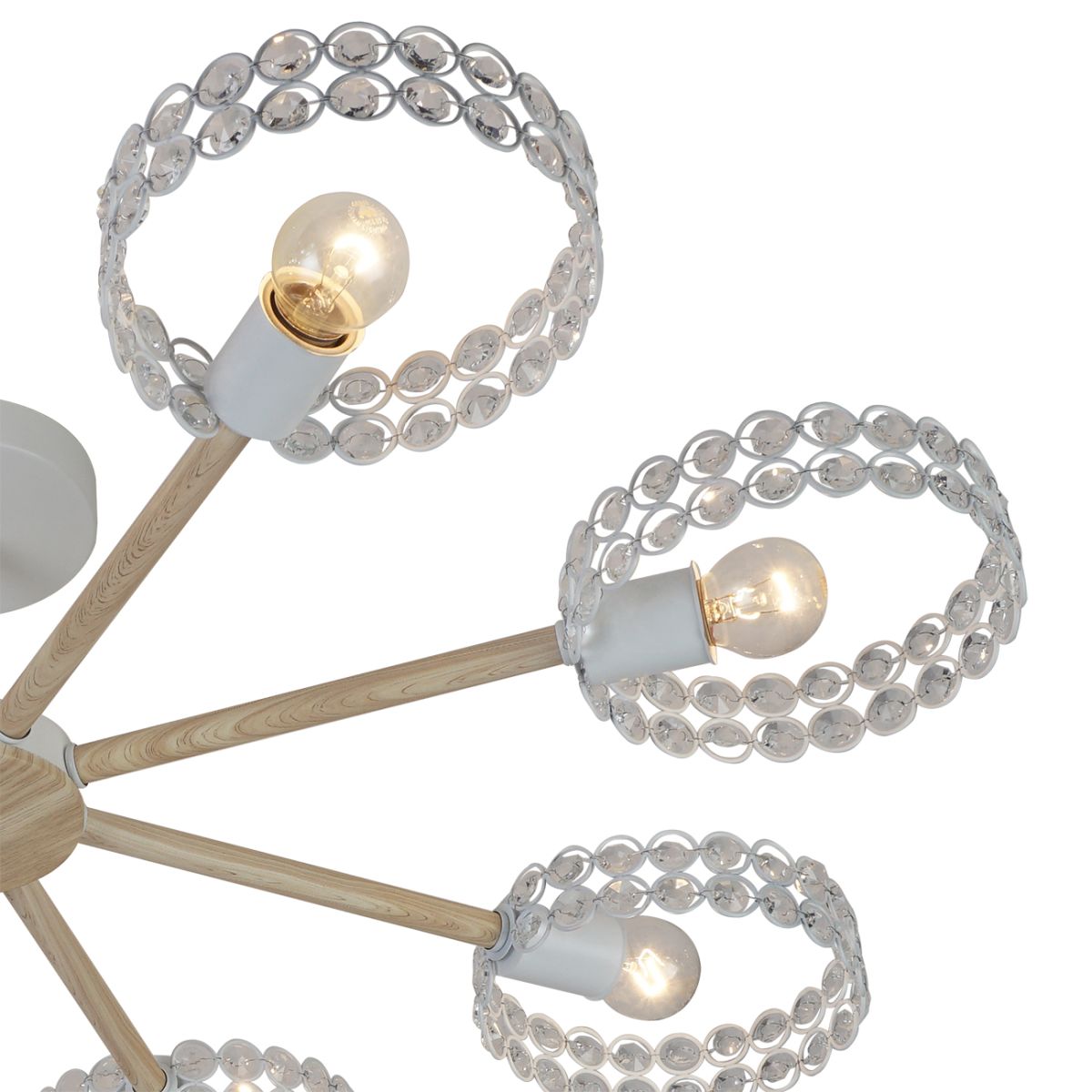 Люстра на штанге Escada Banjo 679/8P White в Санкт-Петербурге