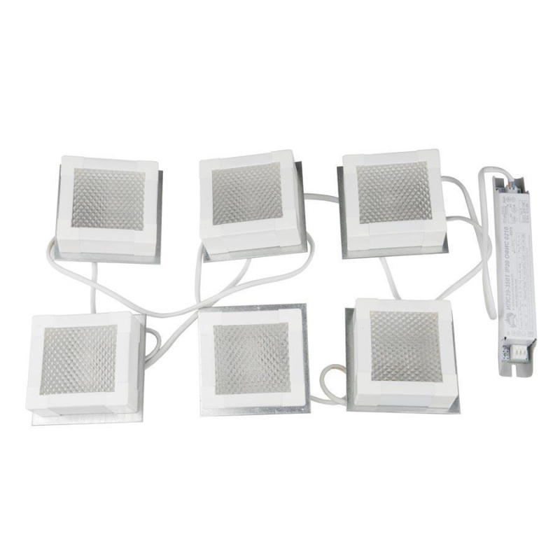 Встраиваемый светодиодный светильник (UL-00007427) Uniel ULP-1010 42W/4000К IP40 Grilyato White KIT06 УЦ в #REGION_NAME_DECLINE_PP#