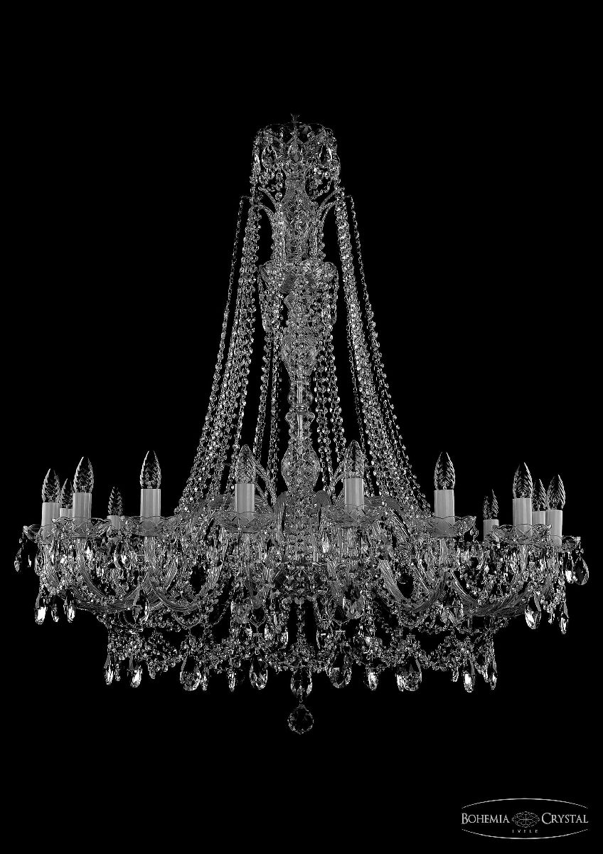 Подвесная люстра Bohemia Ivele Crystal 1411/16/400/Xl-115 Ni в Санкт-Петербурге