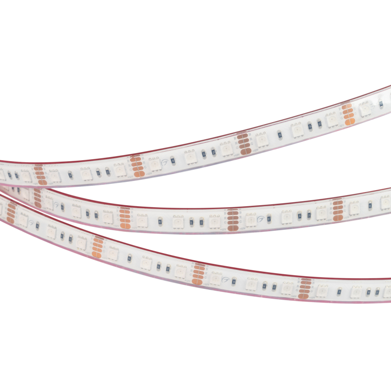 Светодиодная лента герметичная Arlight RTW-PFS-B60-13mm 12V RGB (14.4 W/m, IP68, 5060, 5m) 033790 в Санкт-Петербурге